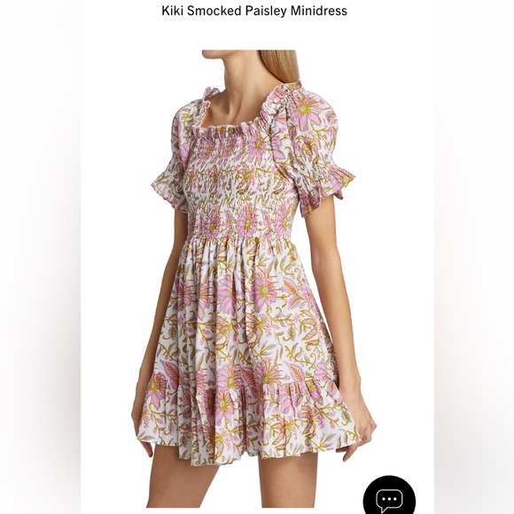 MILLE resort Kiki dress in Pink Lily, size xs. NWT, discontinued print - Picture 2 of 9